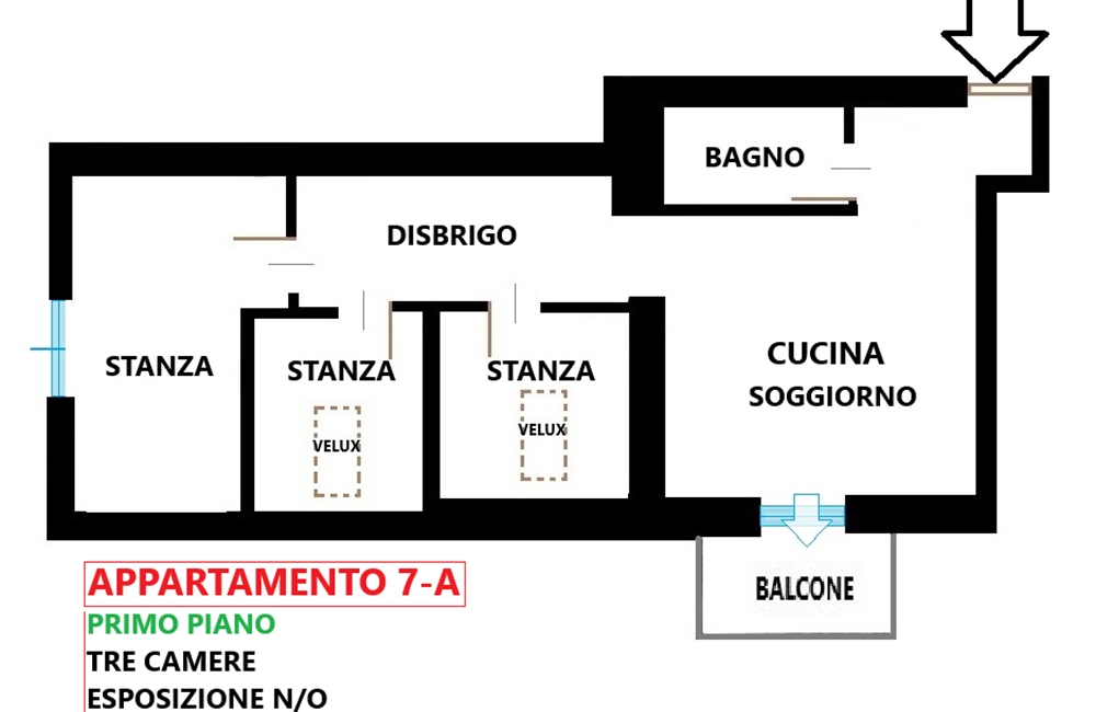 MASI DI VIGO OTTIMO RAPPORTO QUALITA' PREZZO - Vendita Appartamento 3 stanze  Valle di Non