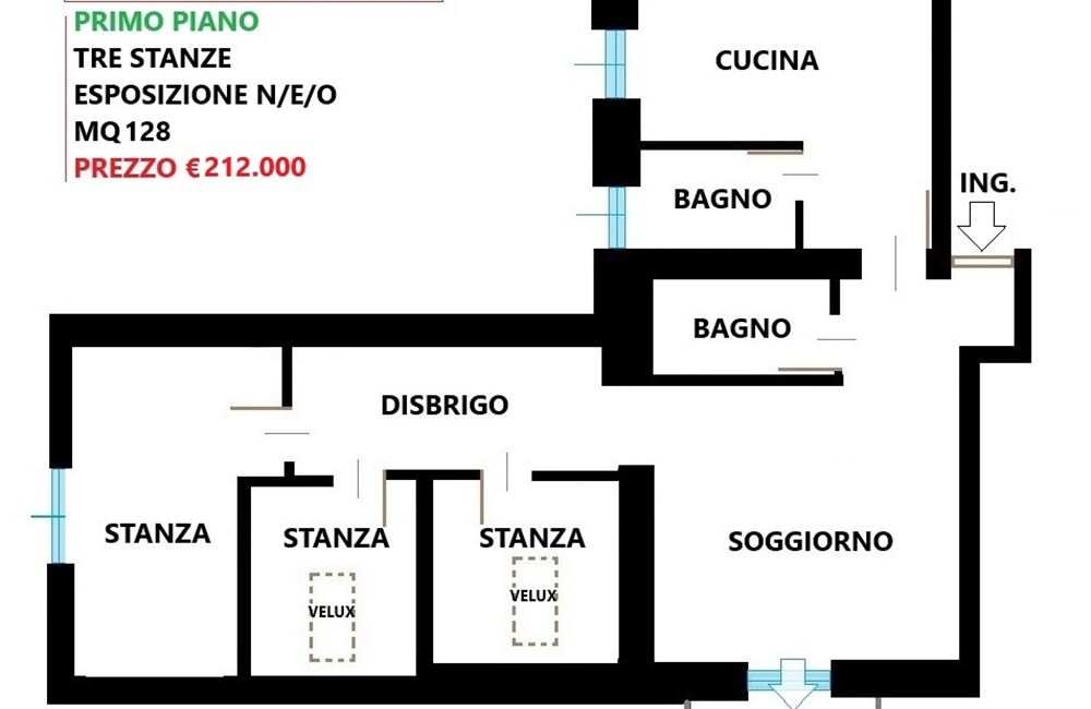 MASI DI VIGO OTTIMO RAPPORTO QUALITA' PREZZO - Vendita Appartamento 3 stanze  Valle di Non