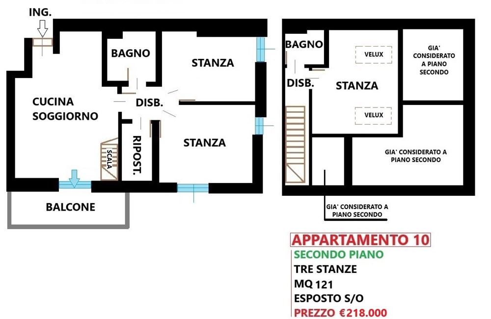 MASI DI VIGO OTTIMO RAPPORTO QUALITA' PREZZO - Vendita Appartamento 3 stanze  Valle di Non