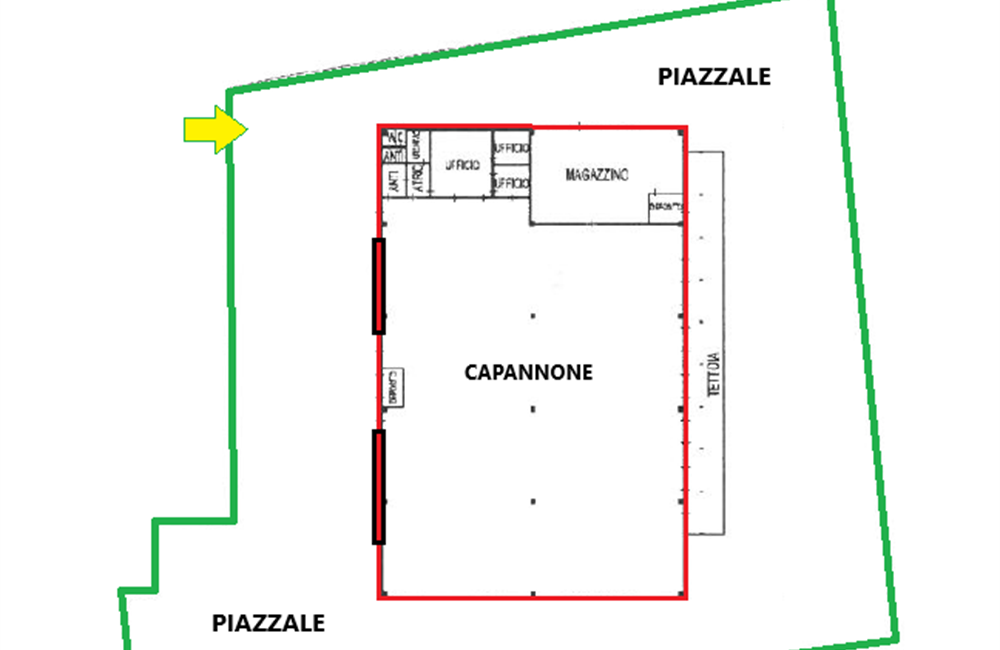 TRENTO NORD CAPANNONE 1500 MQ - Vendita Capannone industriale  Trento Nord
