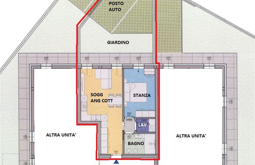 lavis mini appartamento con giardino - Vendita Mini appartamento  Lavis