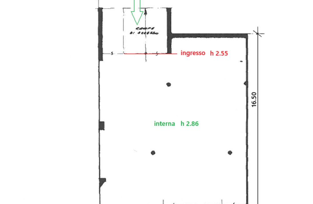 TRENTO – VENDESI AMPIO GARAGE MQ 228 IN CITTA’ VIA BRENNERO - Vendita Altro  Trento
