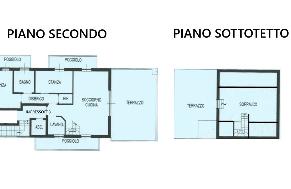 ELEGANTE DUPLEX IN CITTA' - Vendita Appartamento 3 stanze  Trento