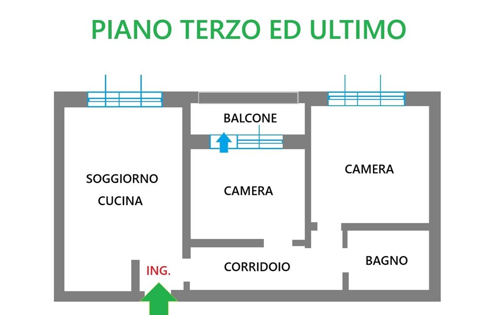 LAVIS DUE STANZE ZONA LUNGO AVISIO - Vendita Appartamento 2 stanze  Lavis