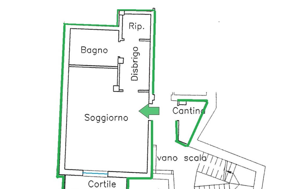 ampio monolocale per investimento - Vendita Mini appartamento  Trento collina