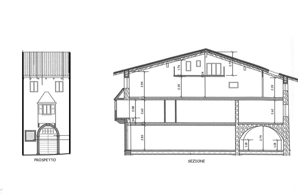 SOLUZIONE SINGOLA PRESSANO - Vendita Porzione di casa  Lavis