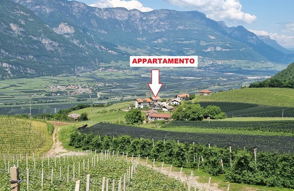 TRE STANZE CON PANORAMICA TERRAZZA VISTA VALLE - Vendita Appartamento 3 stanze  Atesina